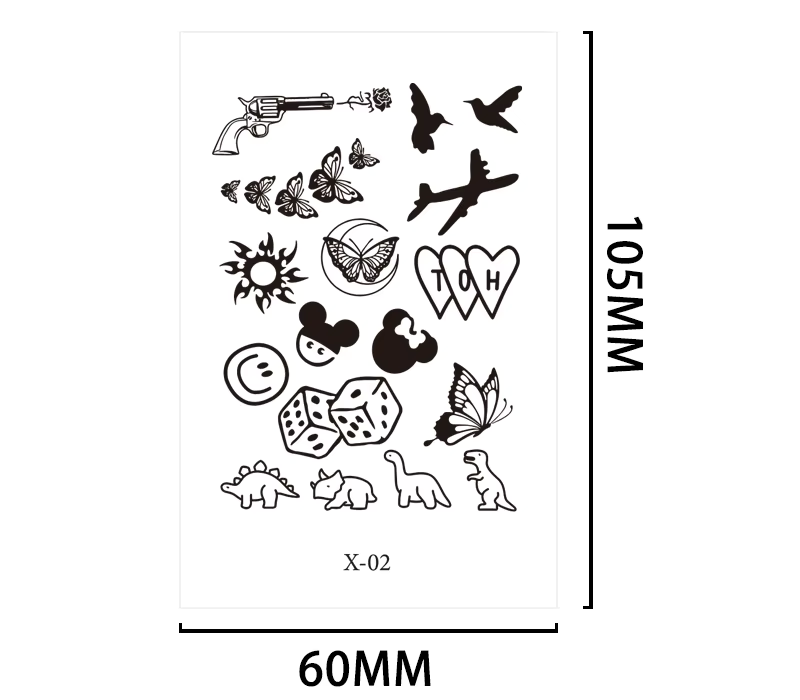 Small Tattoos (Neck/Hand/Chest)