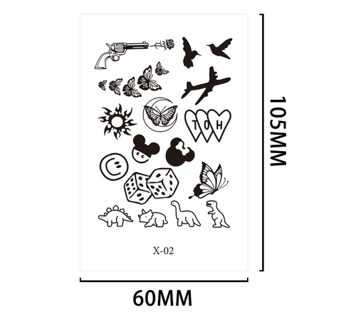 Small Tattoos (Neck/Hand/Chest)