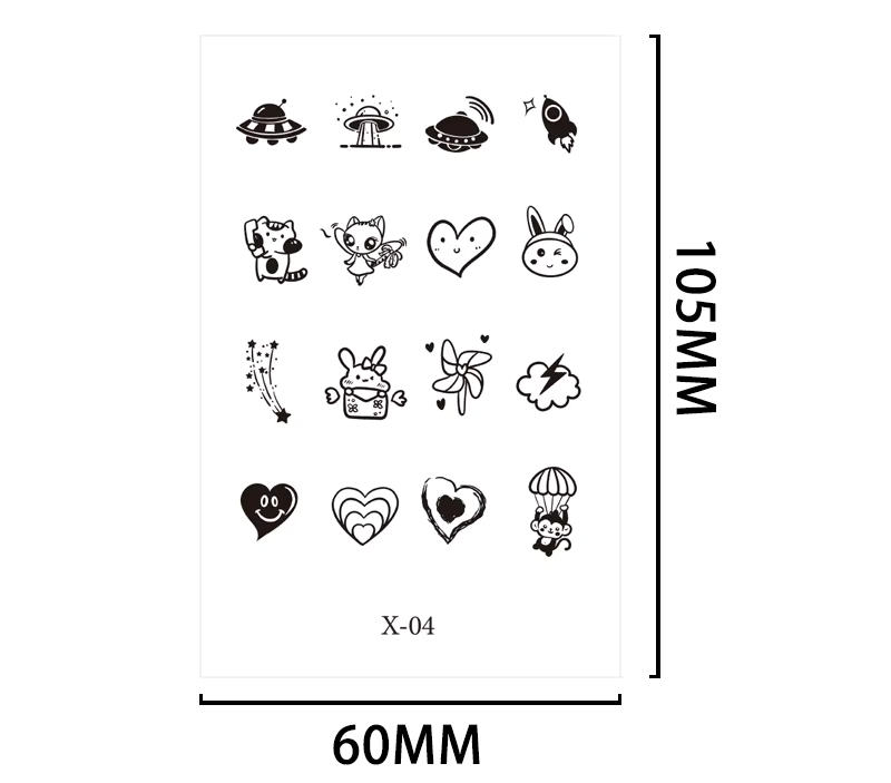 Small Tattoos (Neck/Hand/Chest)